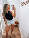 Risen Shorts | Light Wash