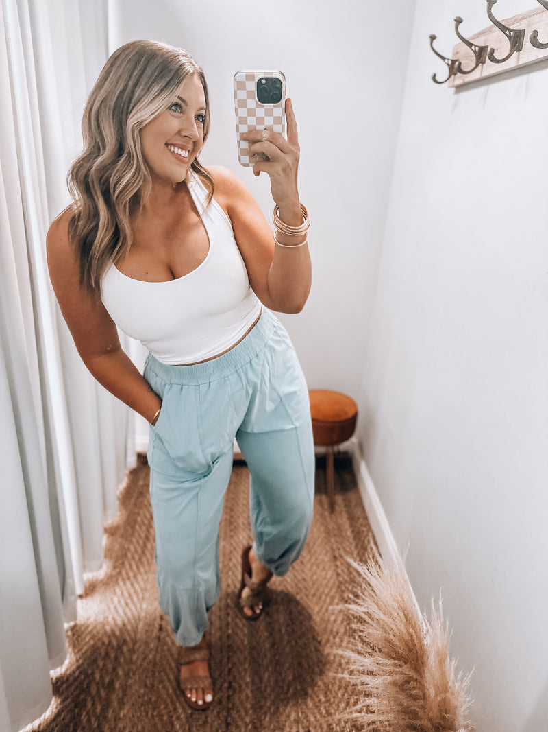 Blue Skies Tencel Joggers