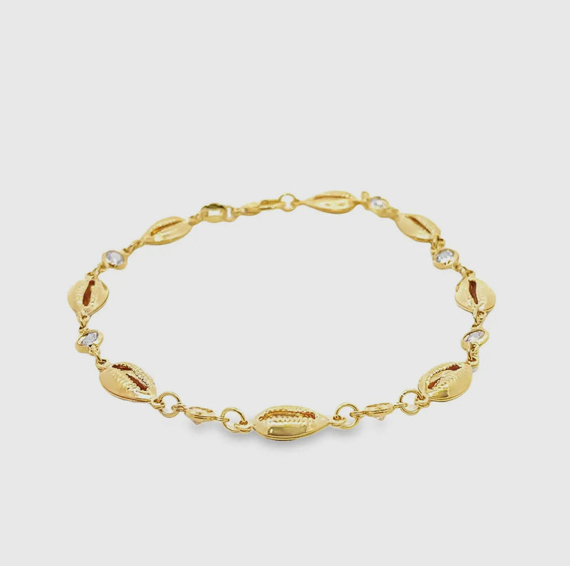Puka Seashell Anklet