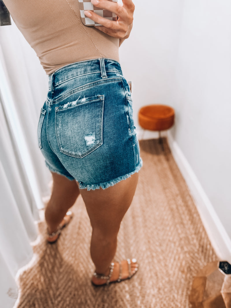 Risen Shorts | Distressed