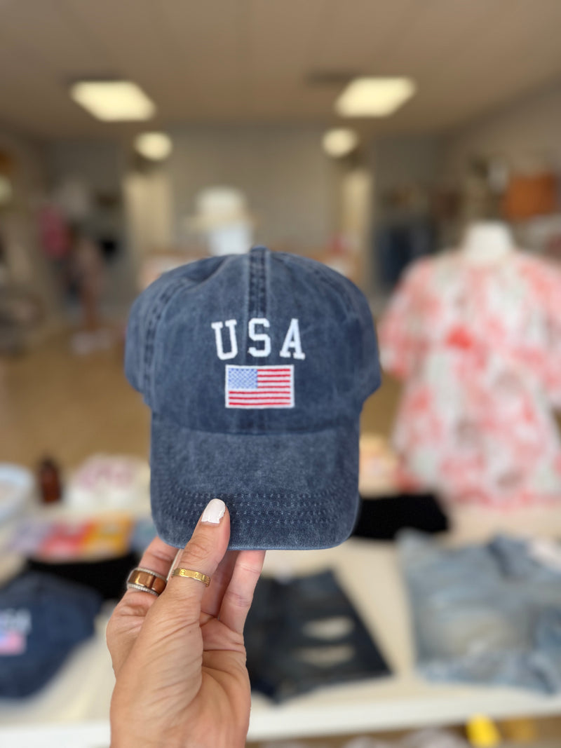 USA Hat - Navy