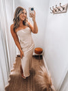 Champagne Midi Dress