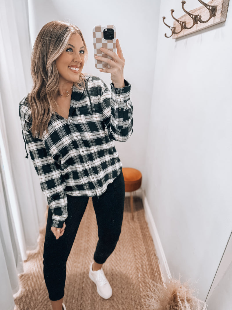 Amy Hooded Flannel