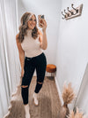Staple Sweater Top (Taupe)