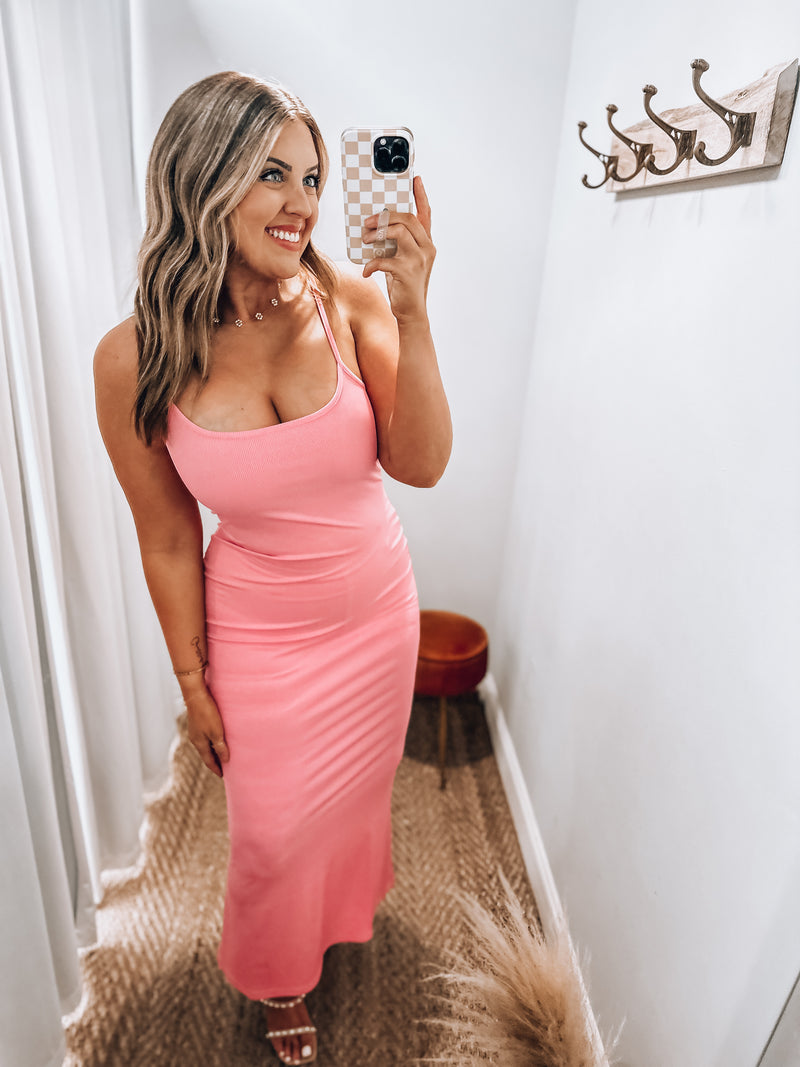 Bodycon Maxi | Pink