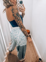 Patchwork Pants | Blue