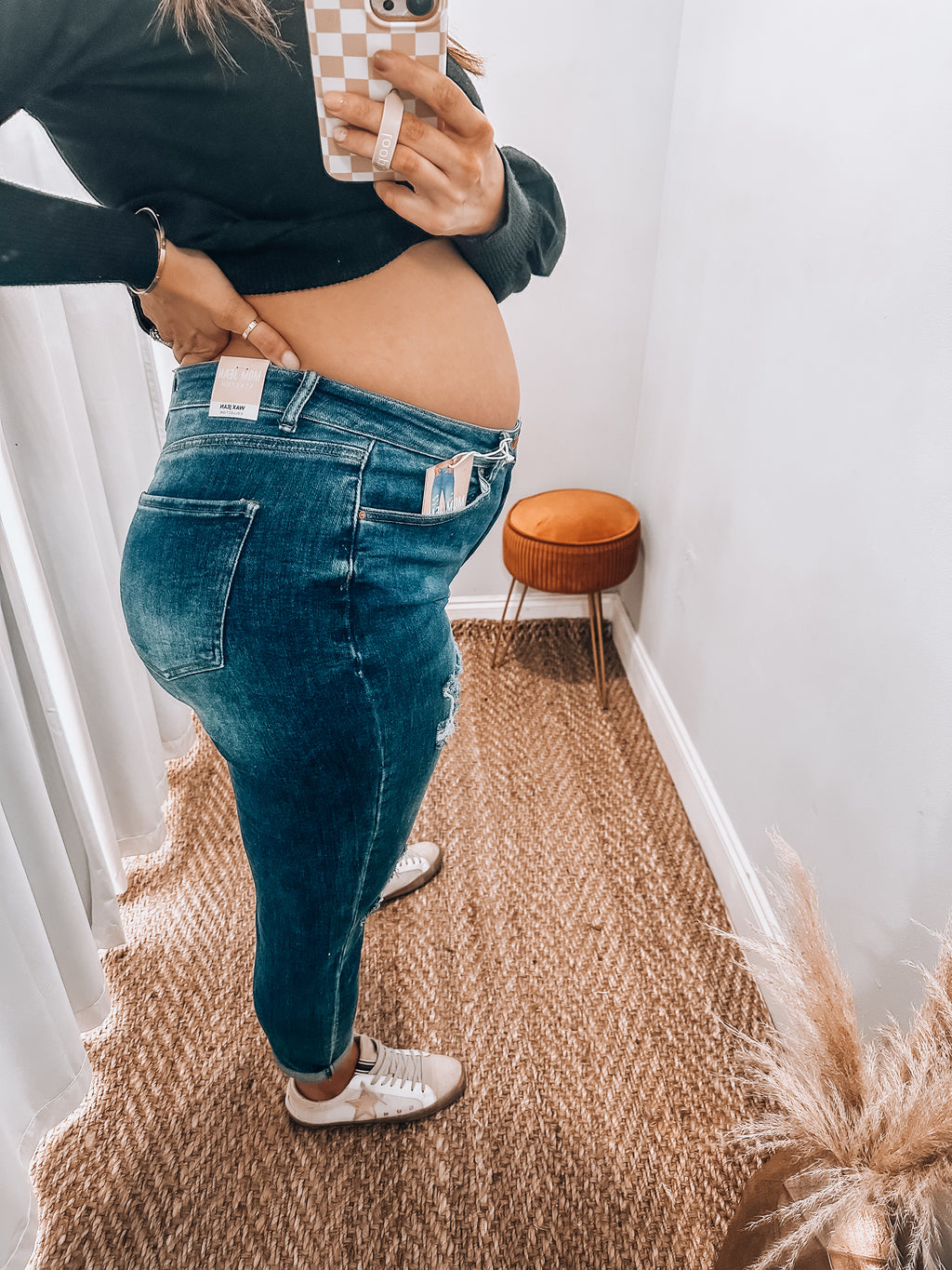 Cuffed Mom Jeans