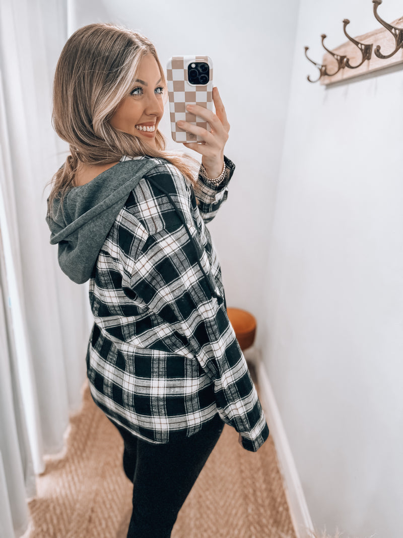 Amy Hooded Flannel