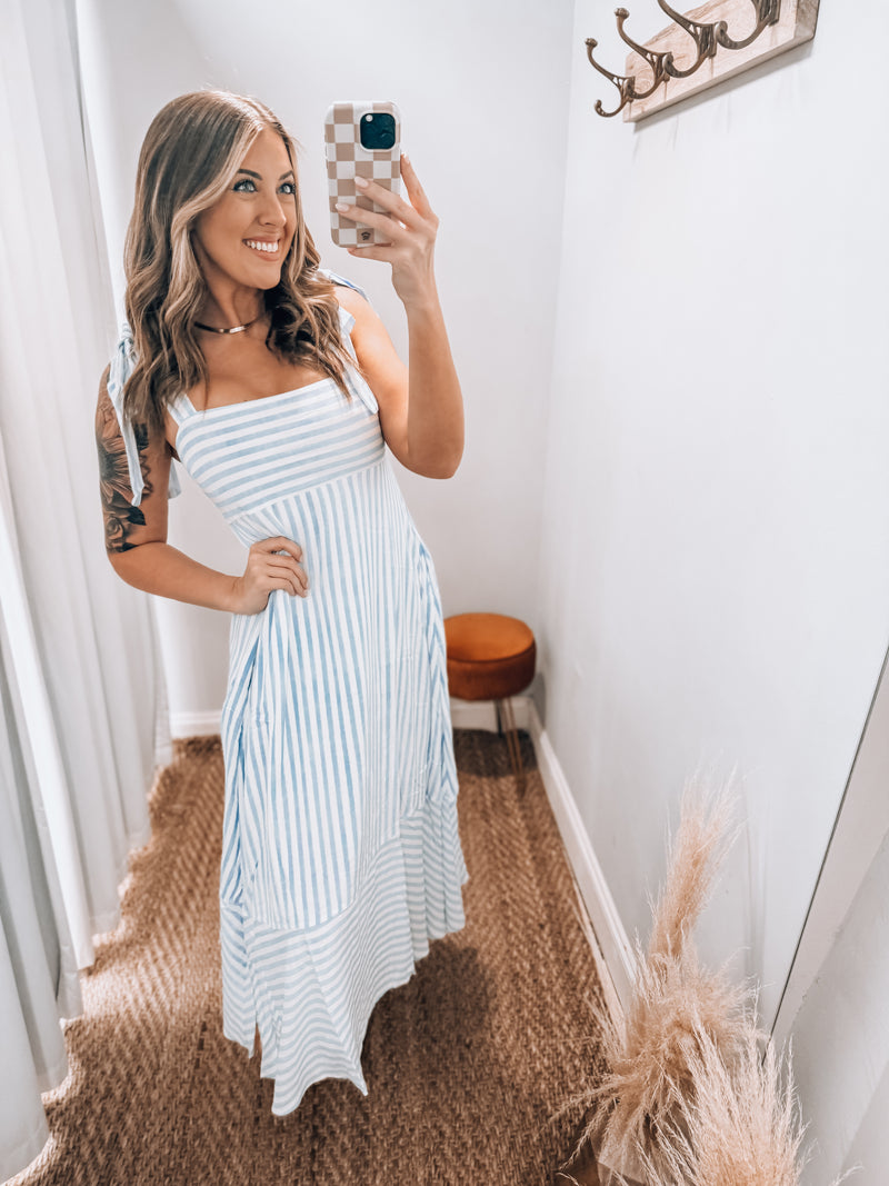 Molly Striped Midi