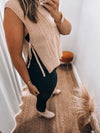 Alaina Sweater vest | Taupe