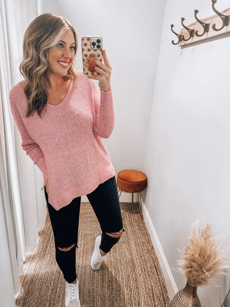 Easy Going Sweater (Pink)