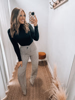 Hailey Plaid Pants | Brown