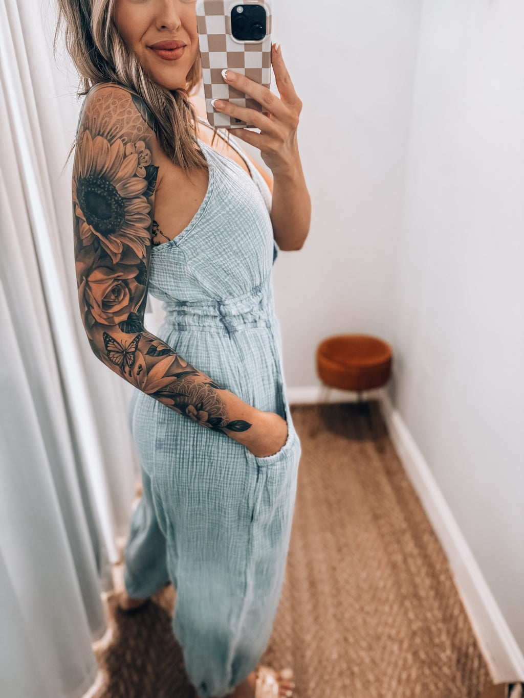 Paisly Jumpsuit | Blue