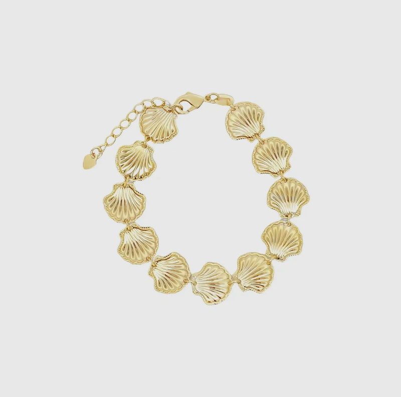 Sea Shell Charm Bracelet
