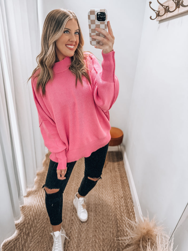 Emily Sweater | Pink