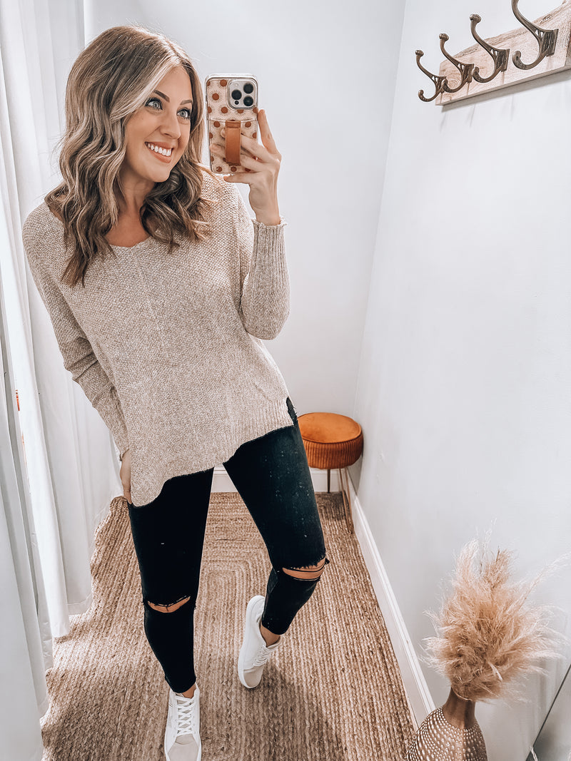Easy Going Sweater (Taupe)