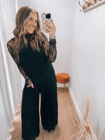 Wide Leg Gauze Jumpsuit