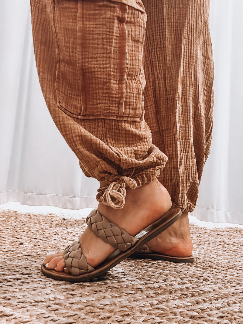 Kyla Gauze Cargo Pants