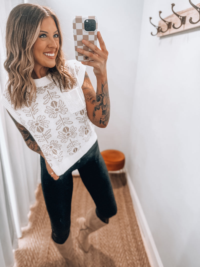 Crumb Cake Sweater Vest