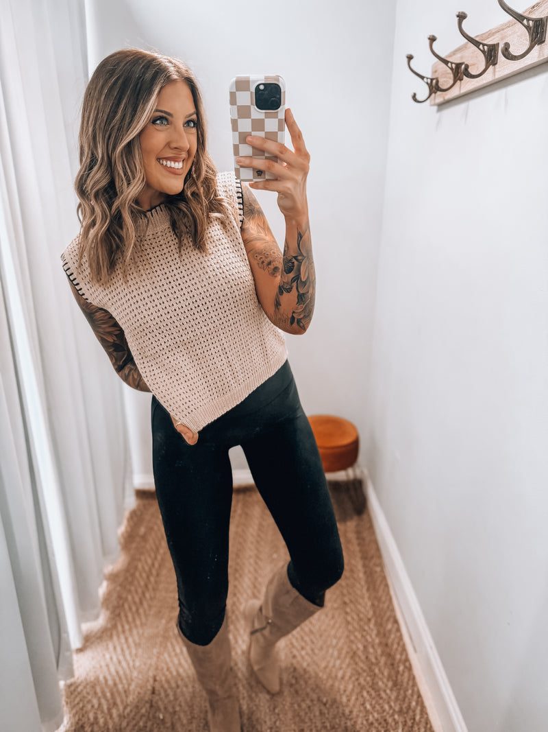 Brown Butter Sweater Vest