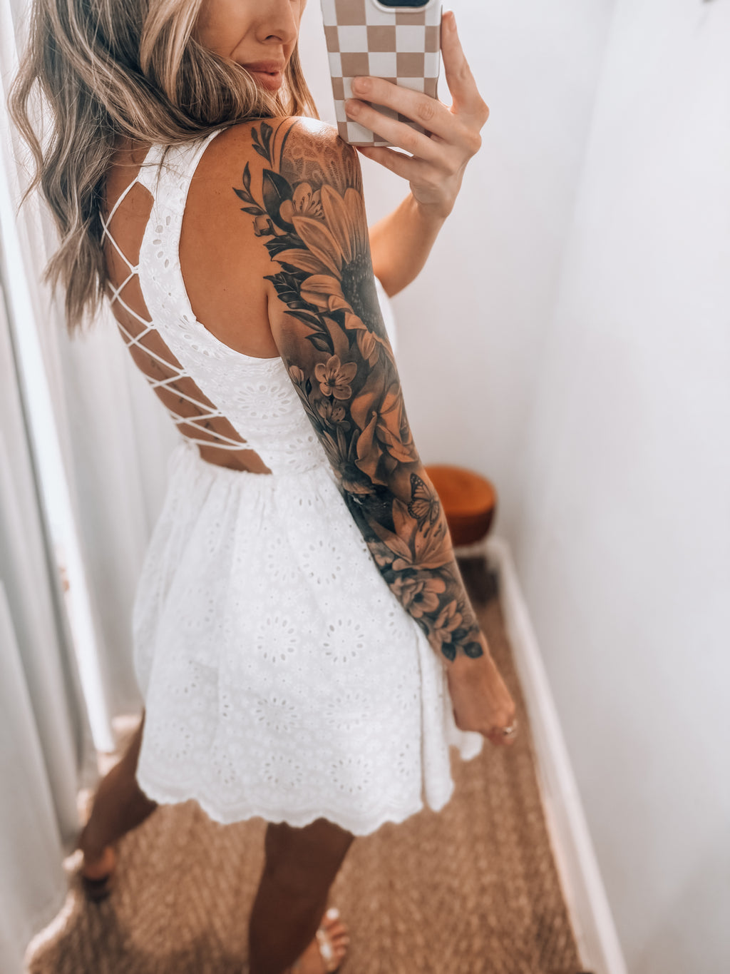Scallop Mini Dress