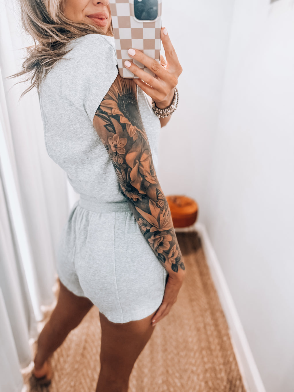 Grey Summer Romper