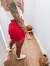 Red shorts