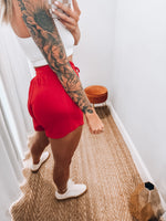 Red shorts