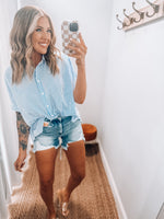 Risen Light Wash Shorts