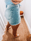 Risen Light Wash Shorts