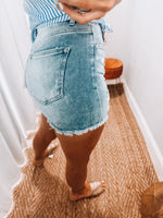Risen Light Wash Shorts
