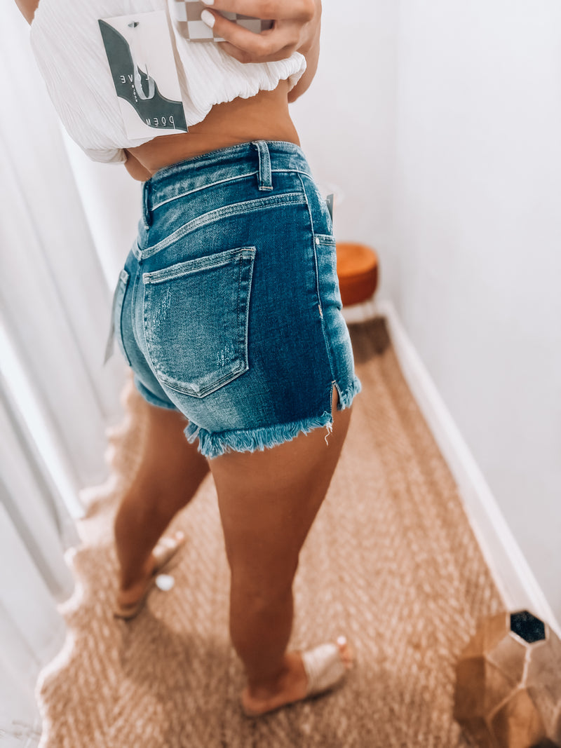 Risen Side Slit Shorts