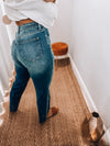 Dark Wash Straight Leg Jeans