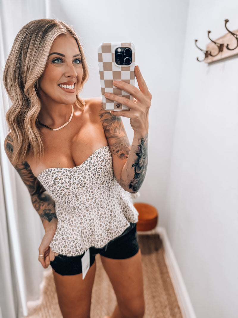 Marissa Leopard Top