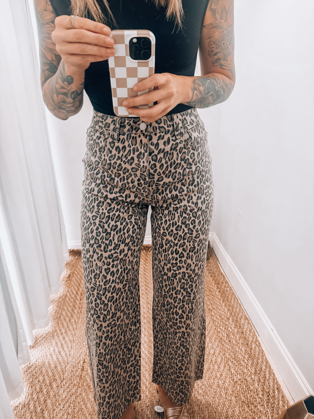 Leopard Denim