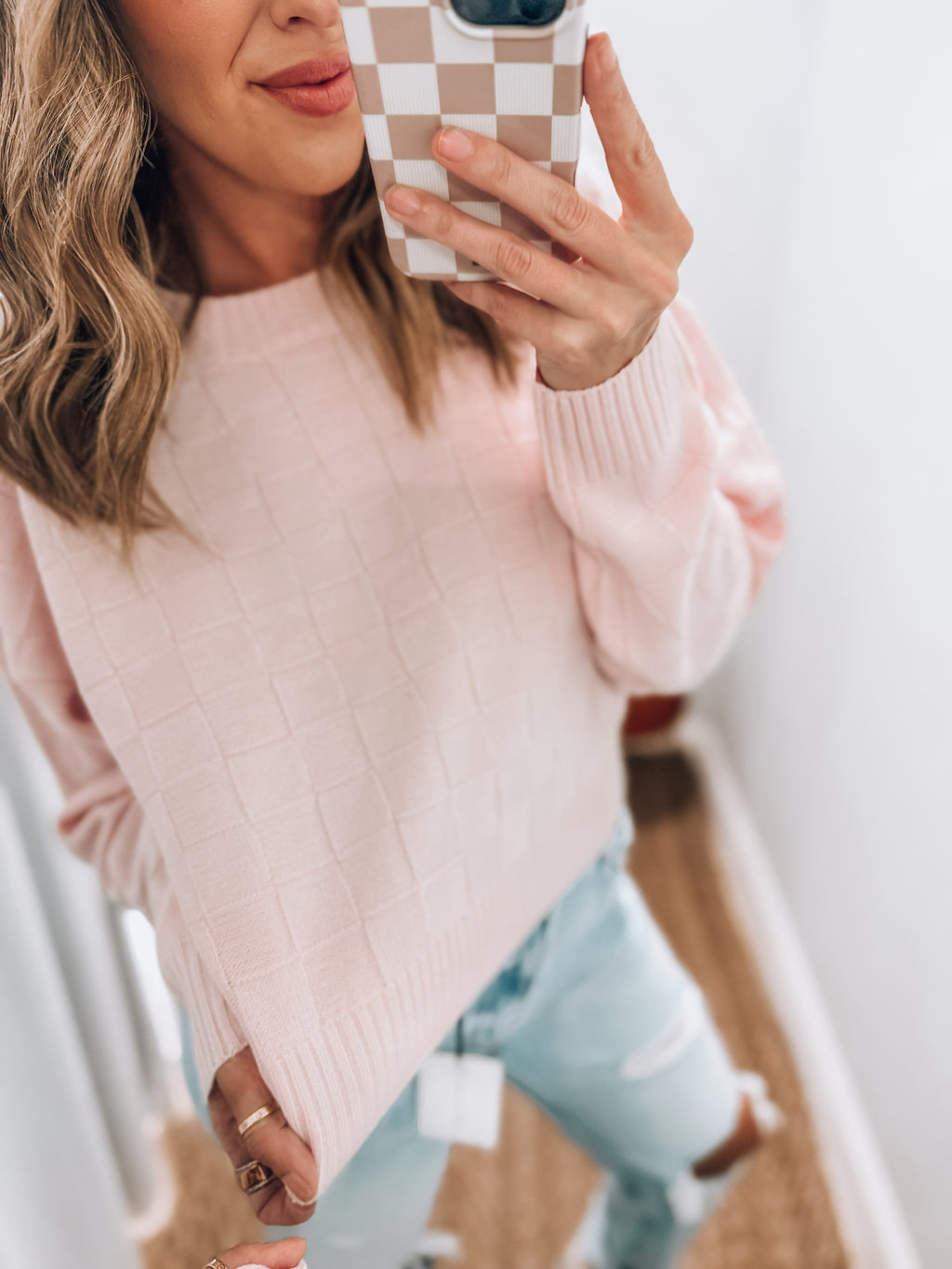 Becca Checker Sweater