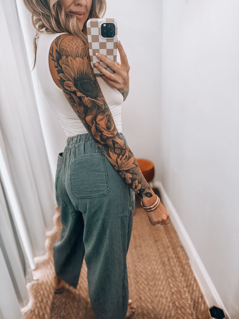 Donna Denim Barrel Joggers