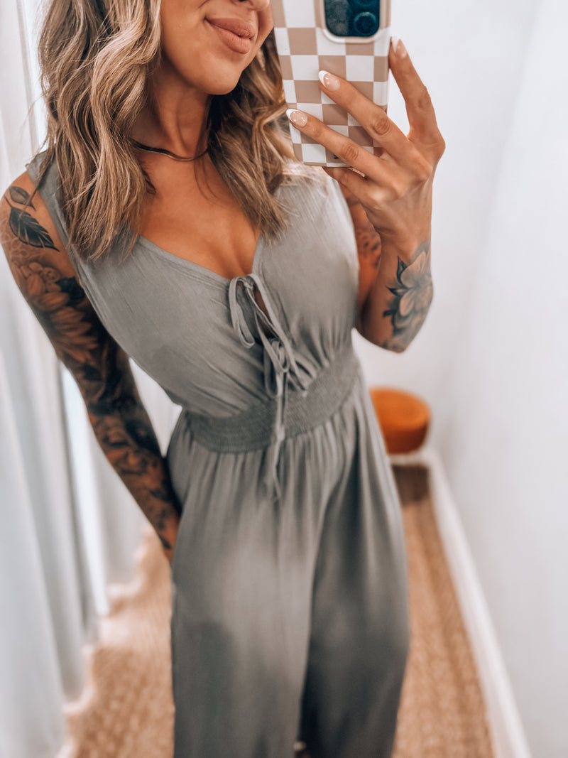 Zella Jumpsuit | Olive