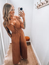 Zella Jumpsuit | Rust