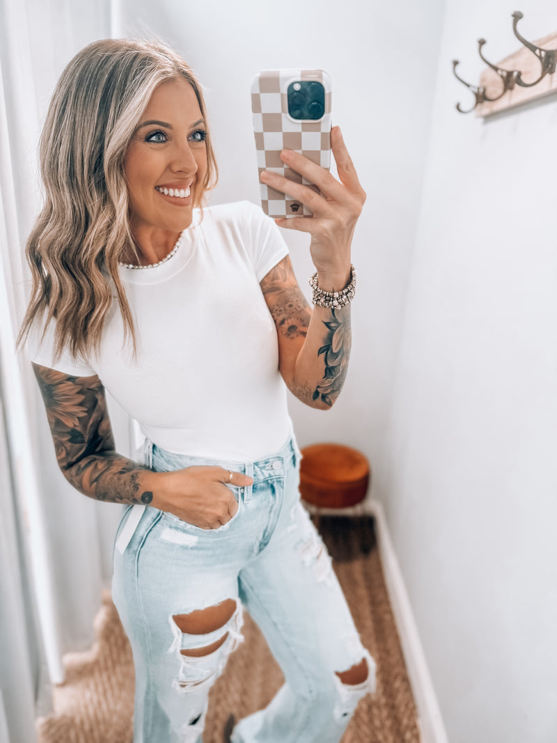 Karleigh Bodysuit| White