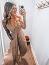 Taylor Jumpsuit | Taupe