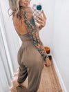 Taylor Jumpsuit | Taupe
