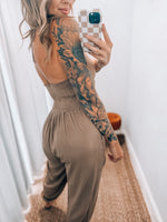 Taylor Jumpsuit | Taupe