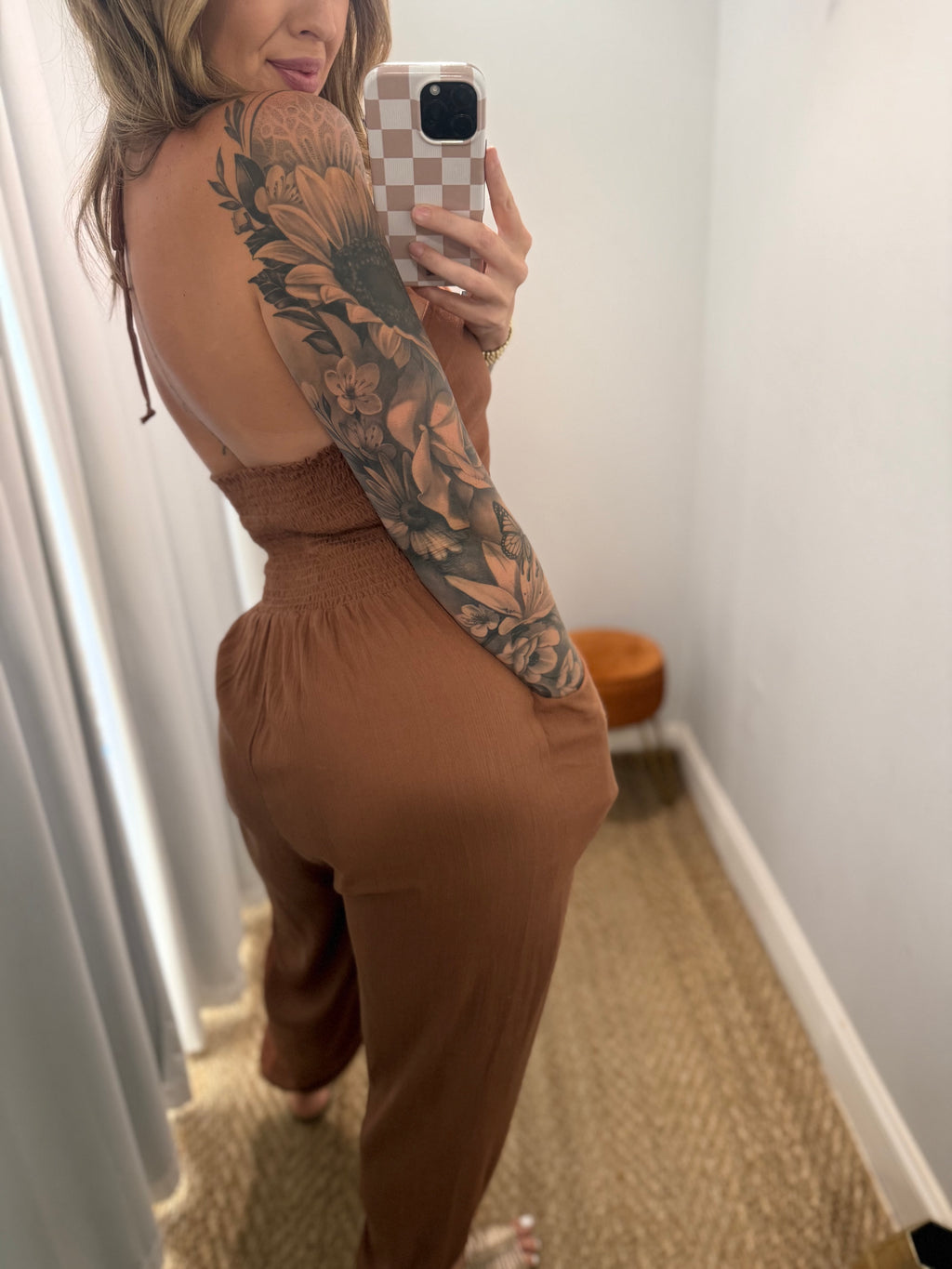 Taylor Jumpsuit | Brick