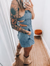 Denim Romper