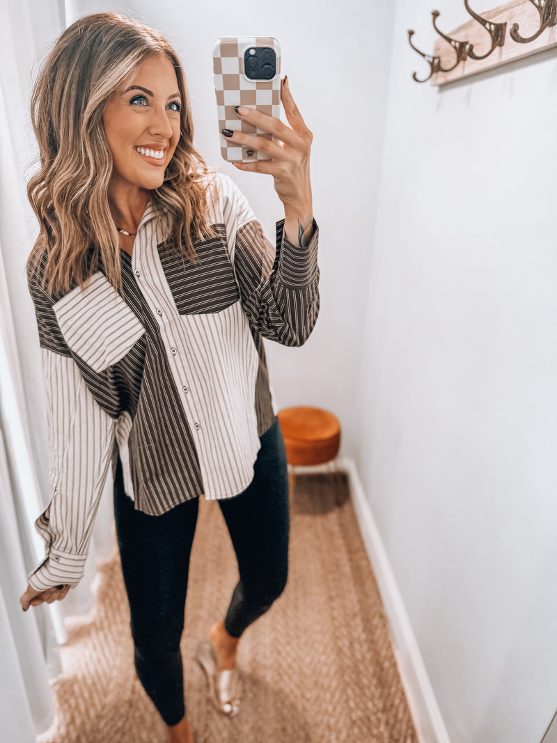 Kylie Color Block Top