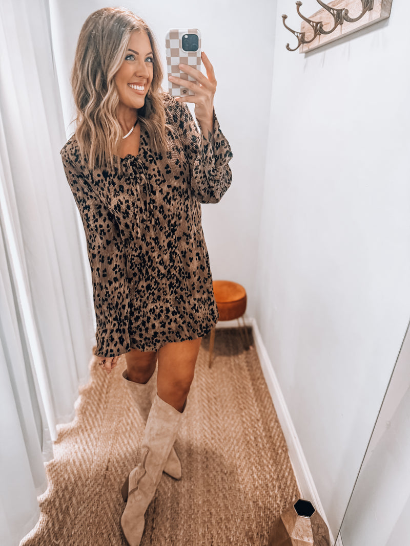 Leopard Shift Dress
