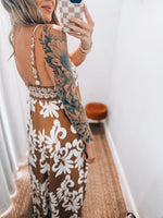 Resort Border Print Maxi